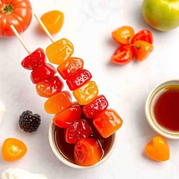 Homemade Tanghulu - Easy Candied Fruit Skewers Recipe